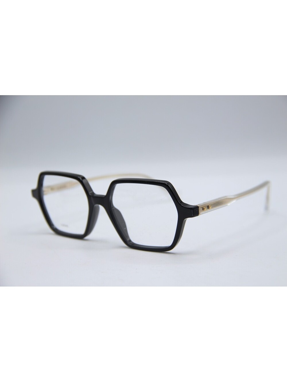 Loewe Lw50003I 001 Black Clear Gold Authentic Eyeglasses 51-17 145